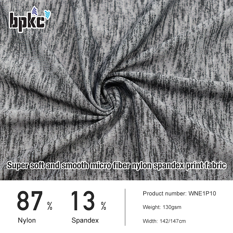 Super soft and smooth micro fiber  nylon spandex digital print circular fabric
